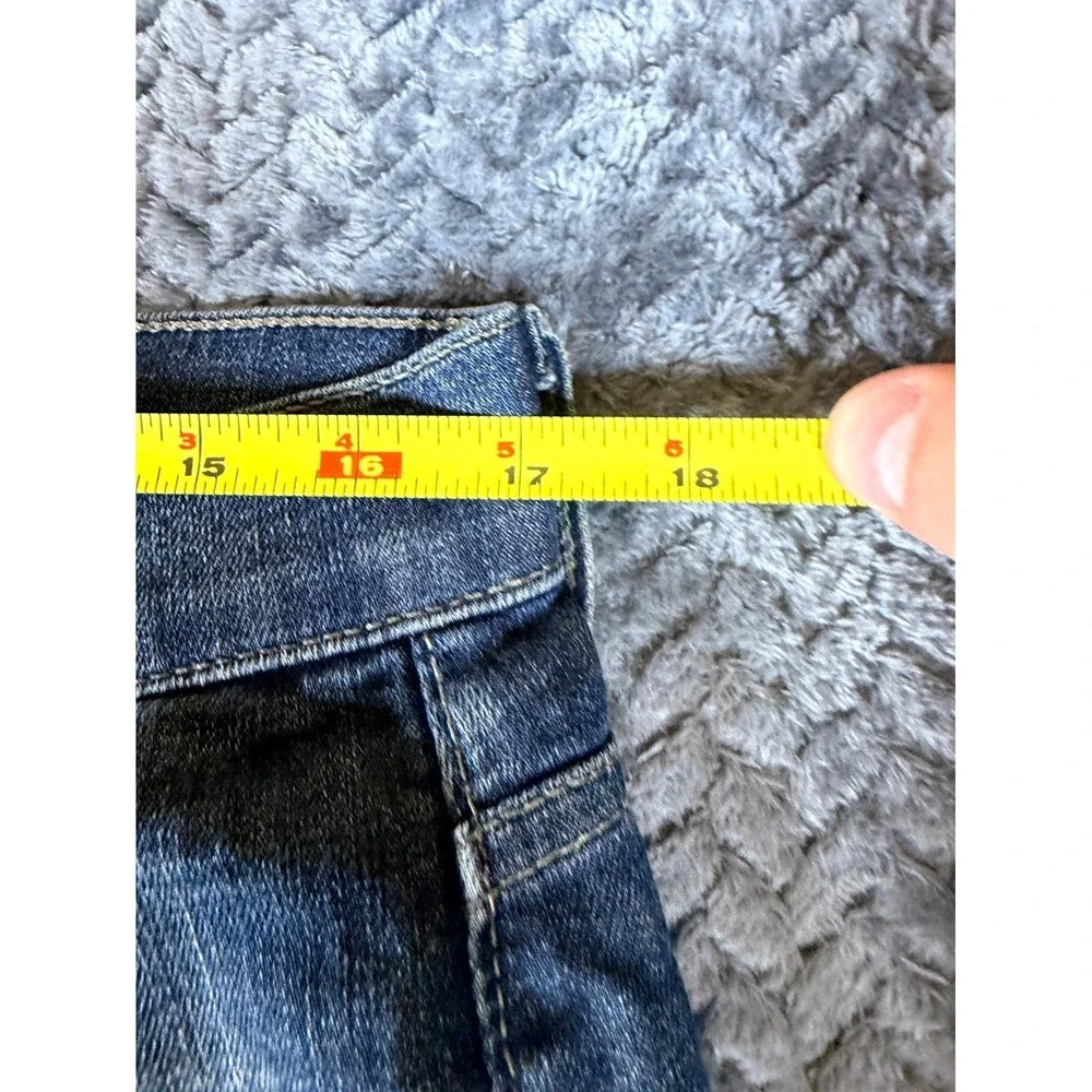 7 For All Mankind Austyn‎ Straight Leg Jeans Mens 33 Blue Denim Cotton Mid Rise